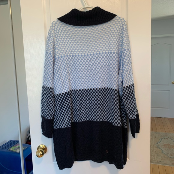 Alia Dotted Cowl Neck Sweater in 2X - Picture 2 of 4
